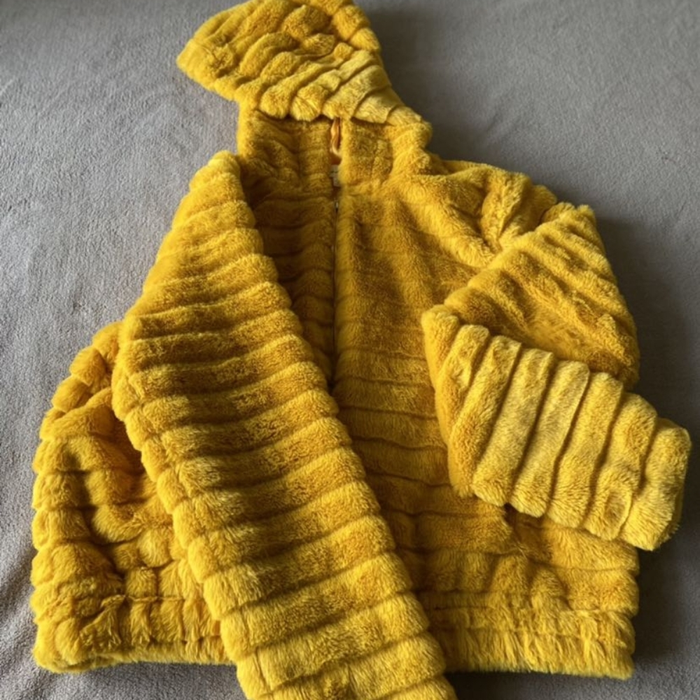 Fur bubble coat jacket